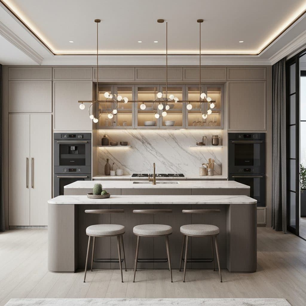 A bright, newly remodeled kitchen
